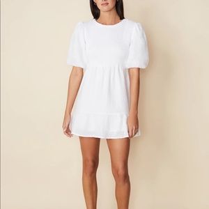 BNWT Faithfull the brand “lorica” dress in white